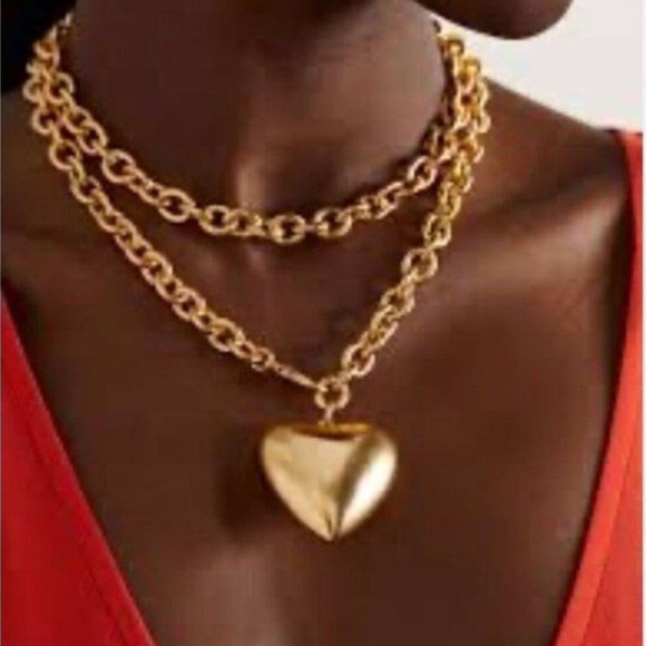 Roxanne Assoulin Jewelry - NWOT Roxanne Assoulin The Puffy Heart Necklace